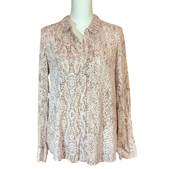 BCBGeneration Snakeskin Print Top - EUC - Picture 1 of 6